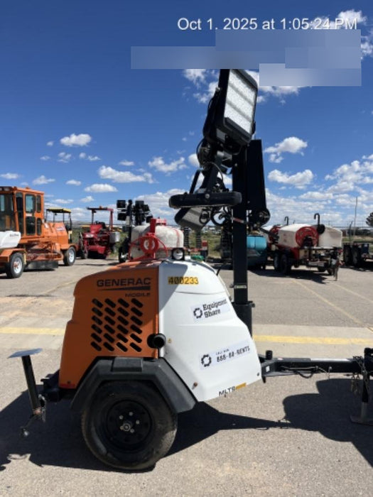 2024 Generac MLT2 Diesel, Flex Switch 120V Input, Powerzone Controller, 
(4) 320W LED Lights, 4kW Generator, 39.9 Gal Fuel Tank, 2" Ball, T3