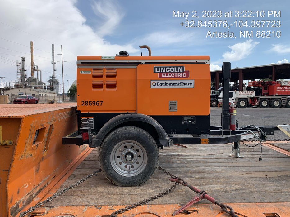 2022 Lincoln Electric LE400 Kubota V1505, Trlr, Cable Rack, Light Kit, ES Decals, T3