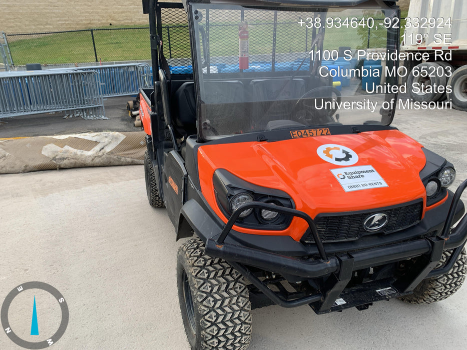 2019 Kubota RTV-XG850WL-H 4wd Utility Cart, Gas, 2 Seat, LED Strobe, Windshield Tempered Glass, Plastic Canopy, Wire Harness Kit, Backup Alarm