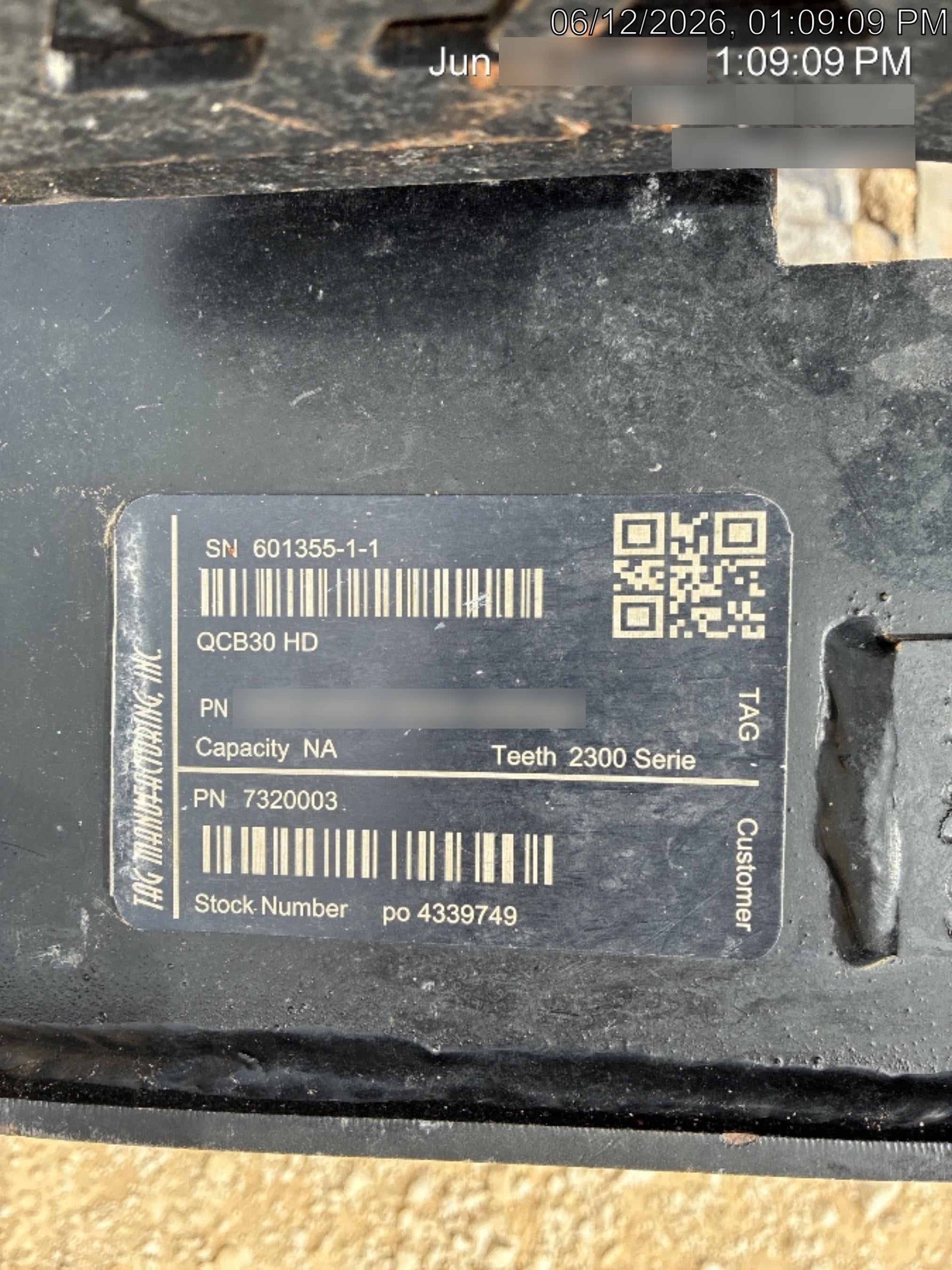 2026 TAG MANUFACTURING TAG 7320003