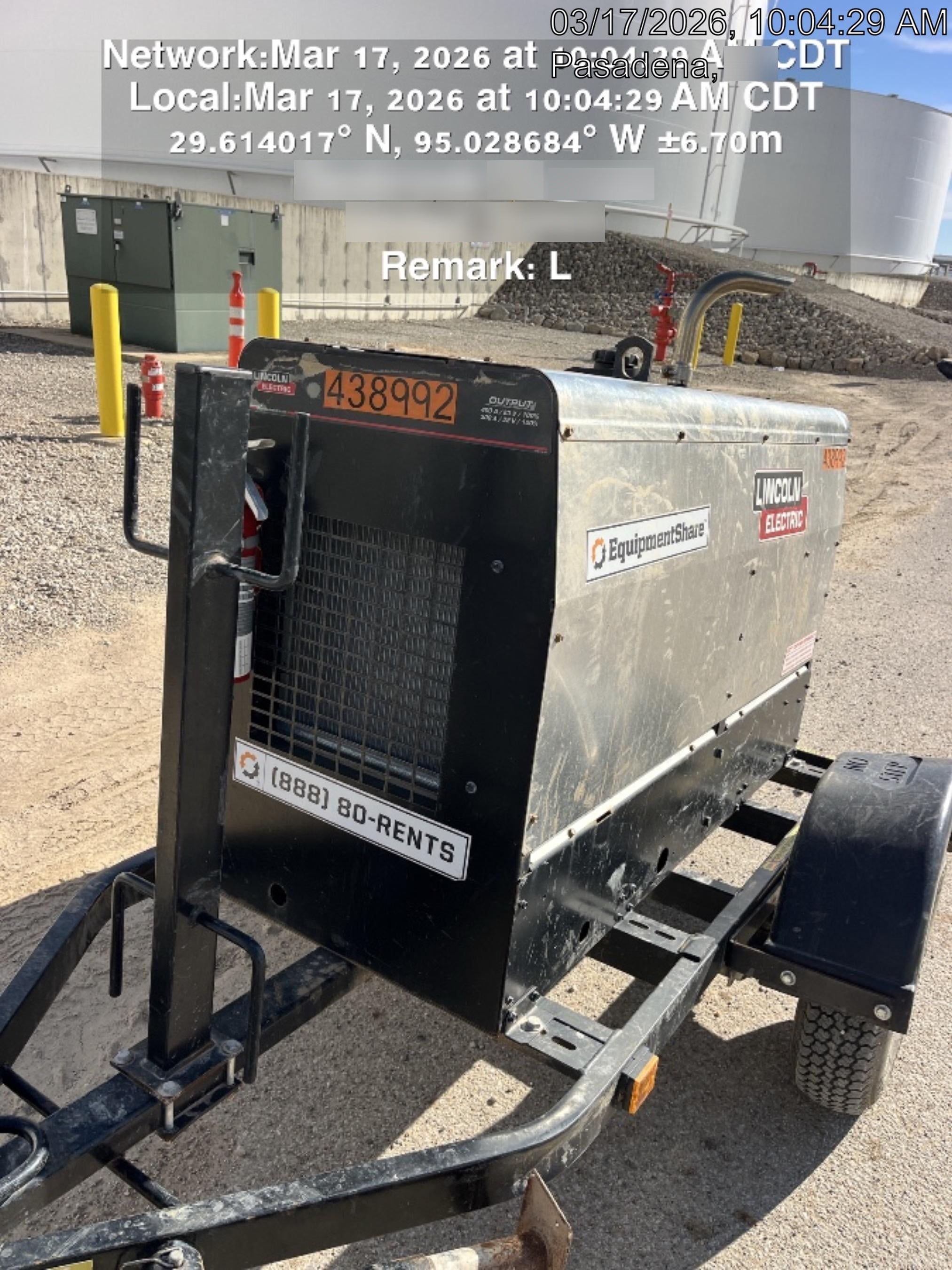 2024 Lincoln Electric LE400 Kubota V1505, Trlr, Cable Rack, Light Kit, ES Decals, T3