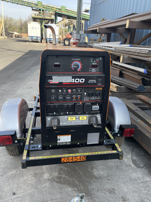 2022 Lincoln Electric LE400 Kubota V1505, Trlr, Cable Rack, Light Kit, ES Decals, T3