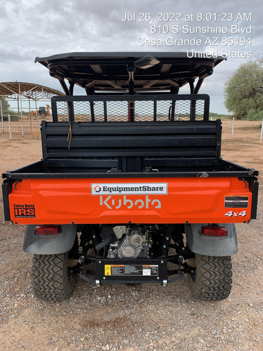 2022 Kubota RTV-X1140W-H Plastic Canopy, Windshield Acrylic Clear, LED Strobe Light, Wire Harness Kit, Back up Alarm
