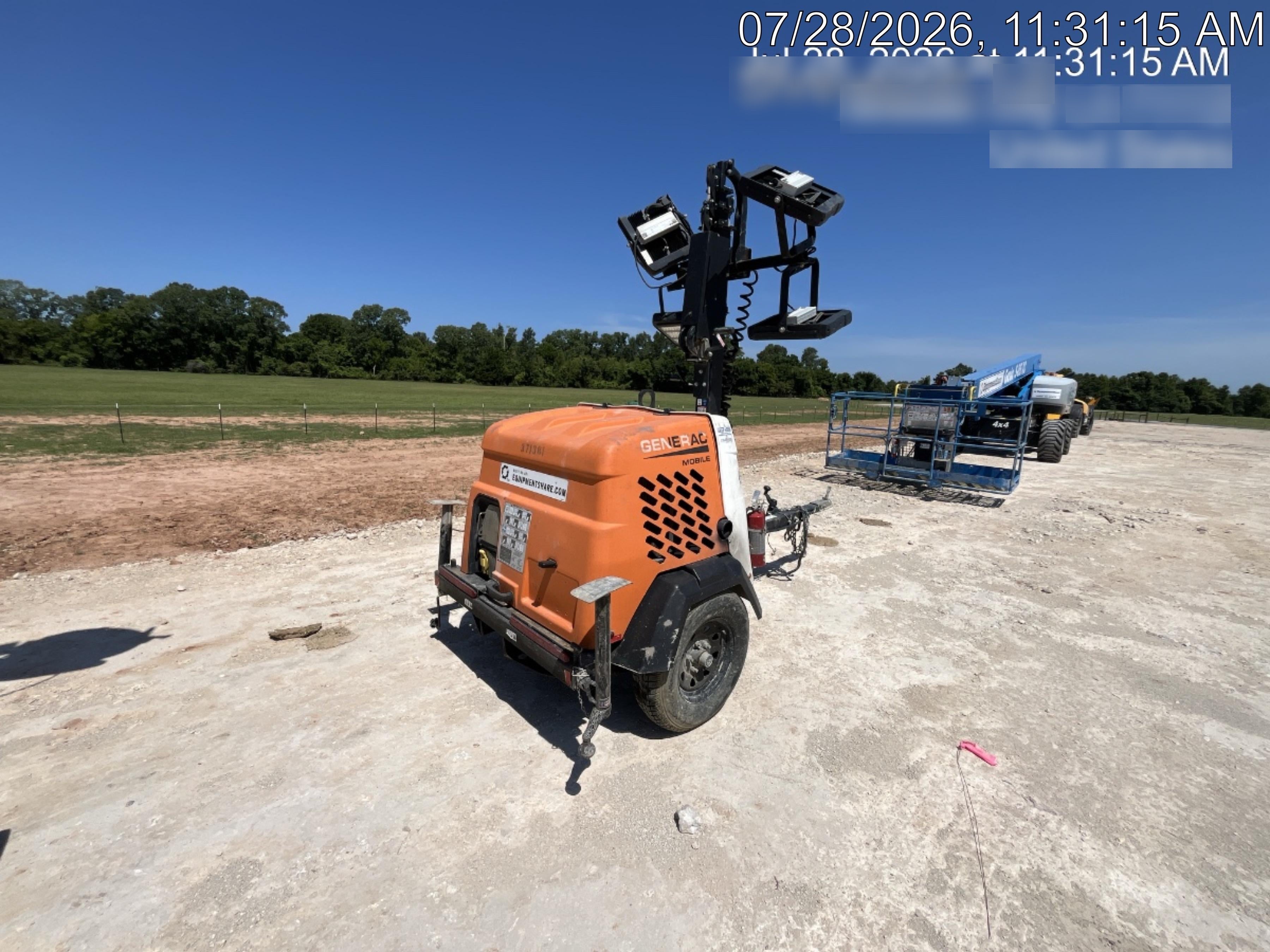 2023 Generac MLT2 Diesel, Flex Switch 120V Input, Powerzone Controller, 
(4) 320W LED Lights, 4kW Generator, 39.9 Gal Fuel Tank, 2" Ball, T3