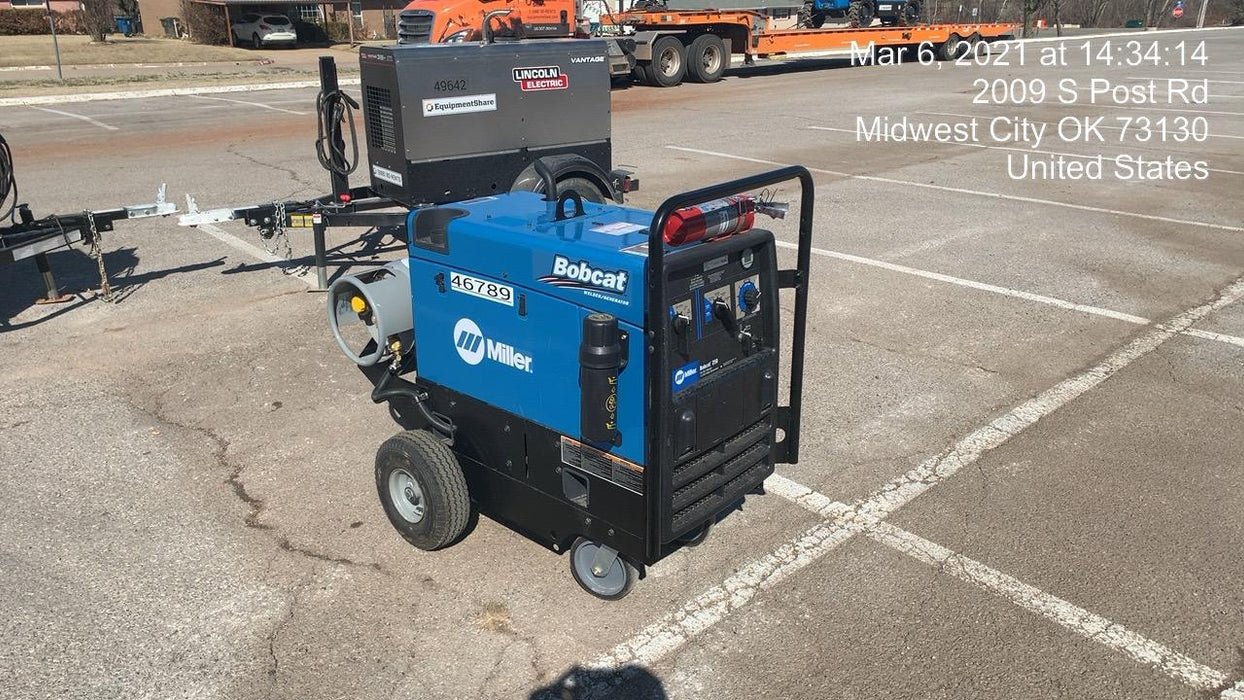 2019 Miller Electric BOBCAT 250 Standard w/Running Gear, Bracket, Hose