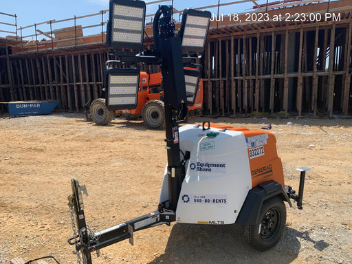 2023 Generac MLT2 Diesel, Flex Switch 120V Input, Powerzone Controller, (4) 320W LED Lights, 4kW Generator, 39.9 Gal Fuel Tank, 2" Ball, T3