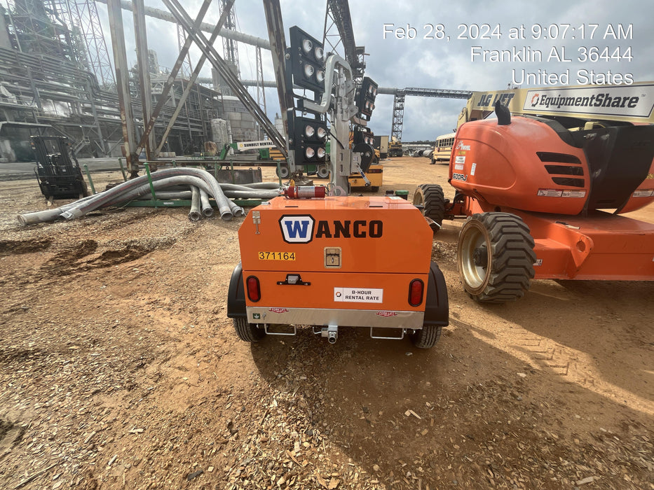 2023 Wanco WLTT-4MM4K Diesel, Deep Sea Controller, Shore Power Plug, Auto Start, (4) 350W LED Floodlights, 4kW Generator, 60 Gal Fuel Tank, 2" Ball, T3