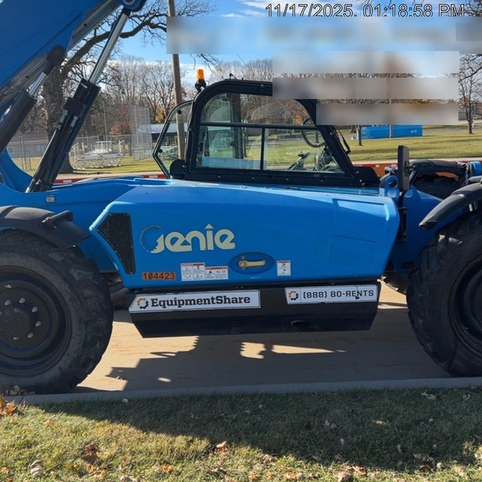 2020 Genie GTH-636 Cab/Heat/Air, Solid Tires, Work Lights, Beacon, Aux Hydraulics, Back up Alarm
