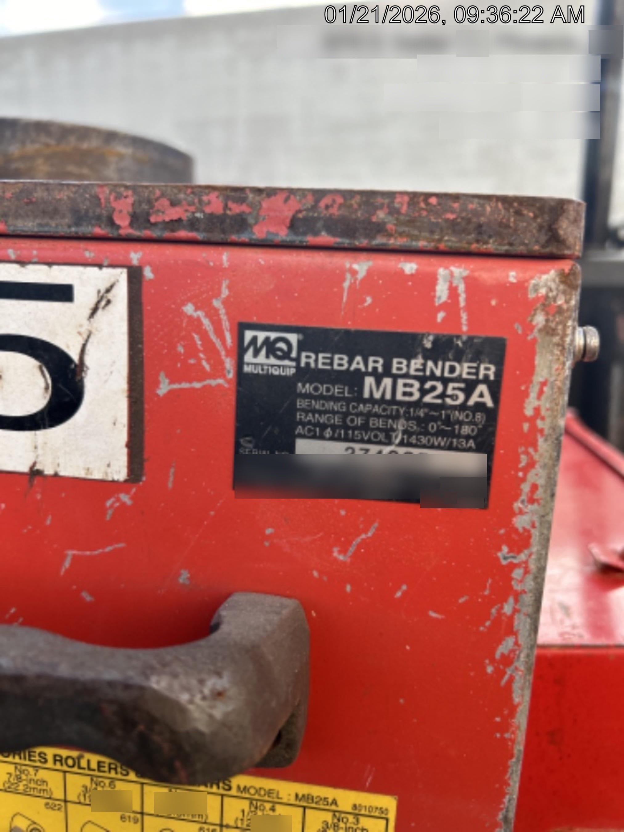 2020 MULTIQUIP MB25A