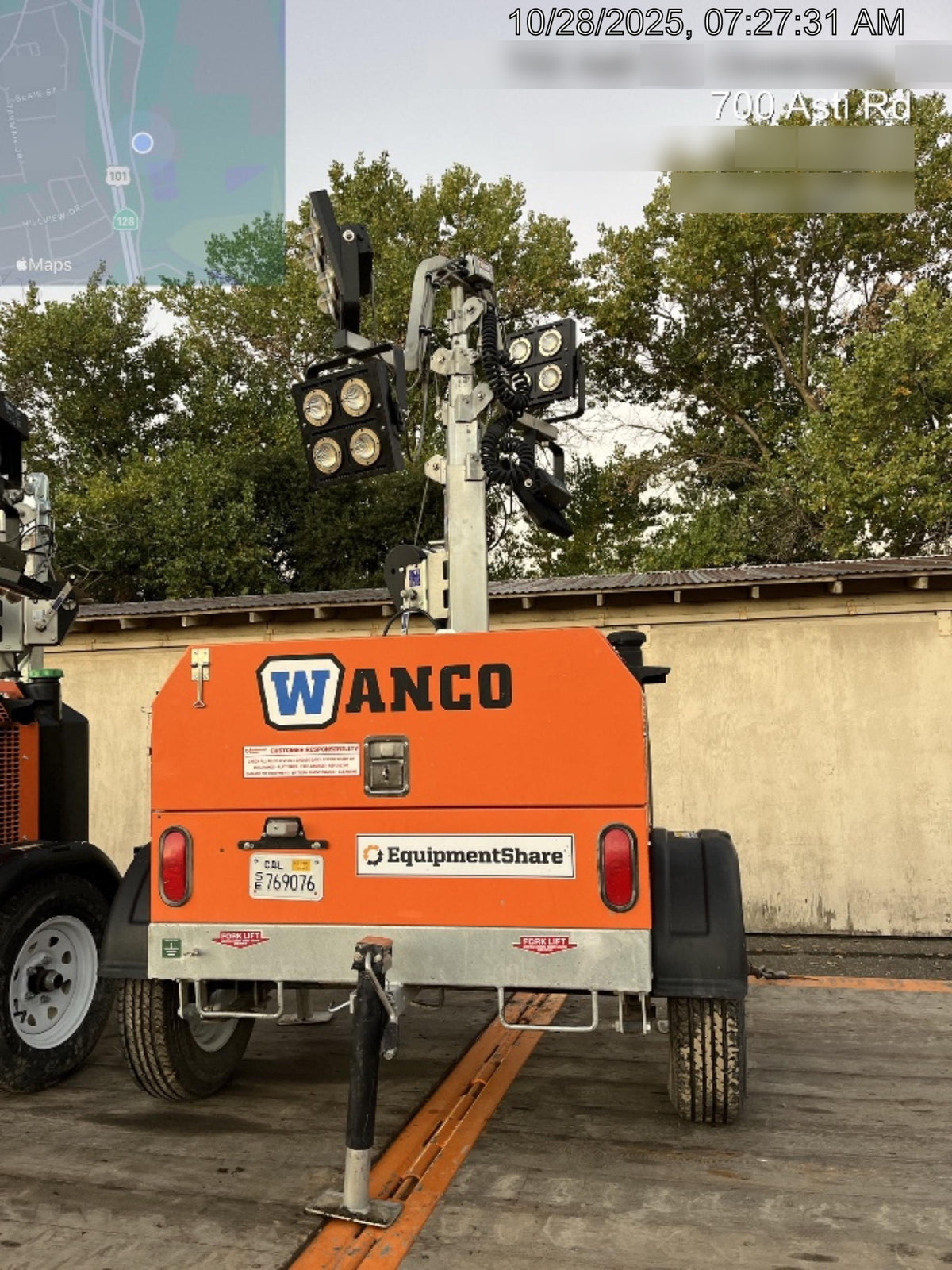 2024 Wanco WLTT-4MM4K Diesel, Deep Sea Controller, Shore Power Plug, Auto Start, (4) 350W LED Floodlights, 4kW Generator, 60 Gal Fuel Tank, 2" Ball, T3