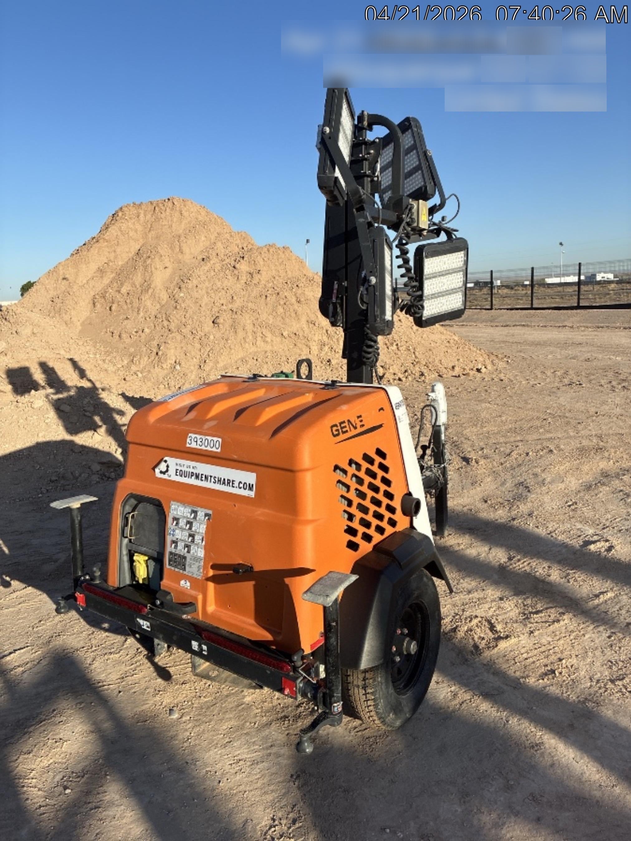 2024 Generac MLT2 Diesel, Flex Switch 120V Input, Powerzone Controller, 
(4) 320W LED Lights, 4kW Generator, 39.9 Gal Fuel Tank, 2" Ball, T3