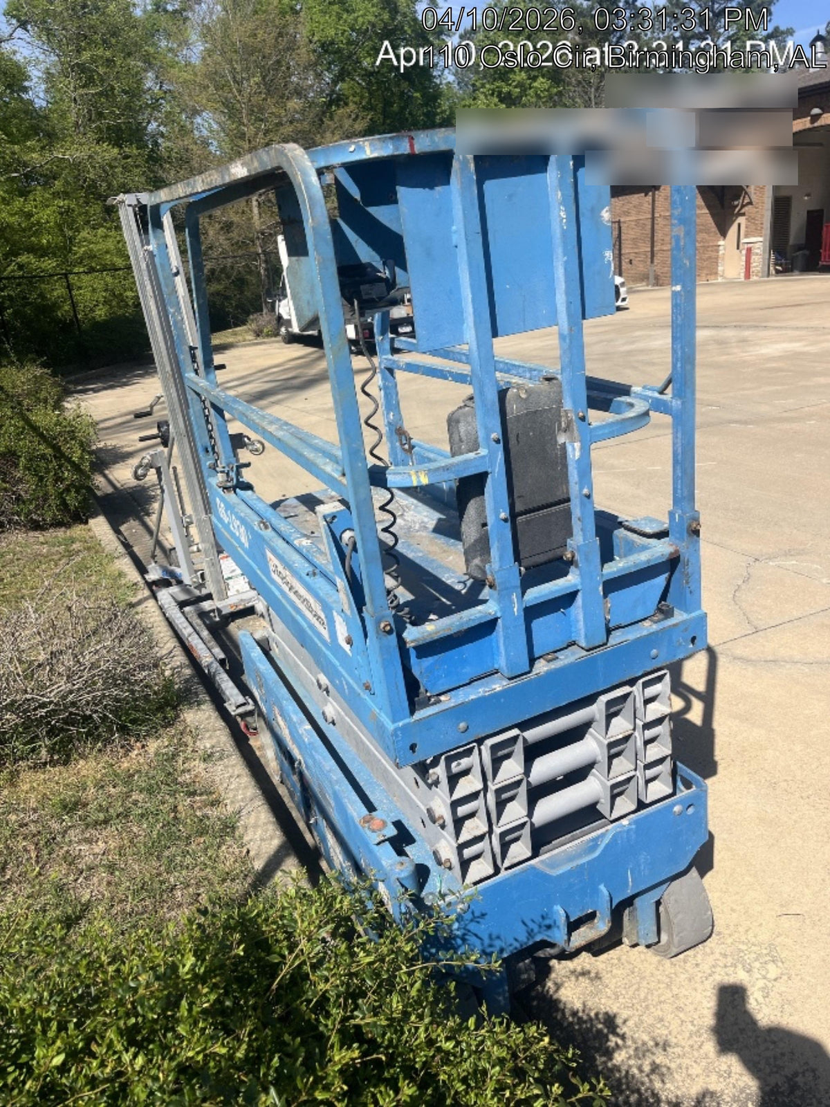 2019 Genie GS-1930 Fixed rails with chain Entry