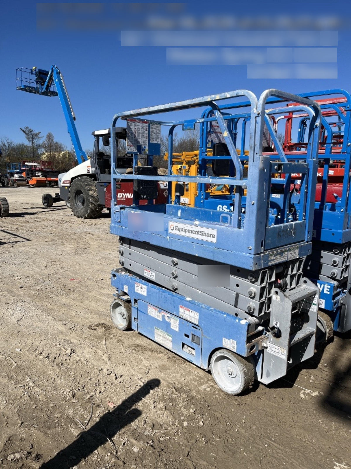 2020 Genie GS-1930 Solid Non Marking Tires, Beacon, Folding rails with half height swing gate
