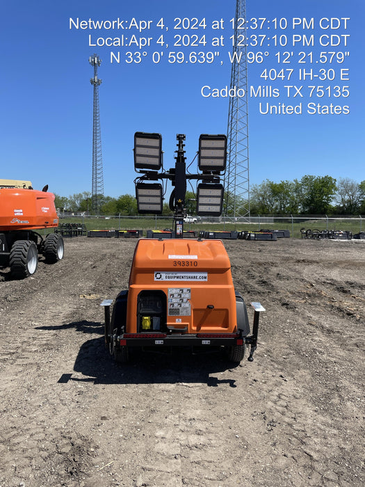 2024 Generac MLT2 Diesel, Flex Switch 120V Input, Powerzone Controller, 
(4) 320W LED Lights, 4kW Generator, 39.9 Gal Fuel Tank, 2" Ball, T3