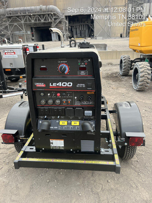 2024 Lincoln Electric LE400 Kubota V1505, Trlr, Cable Rack, Light Kit, ES Decals, T3