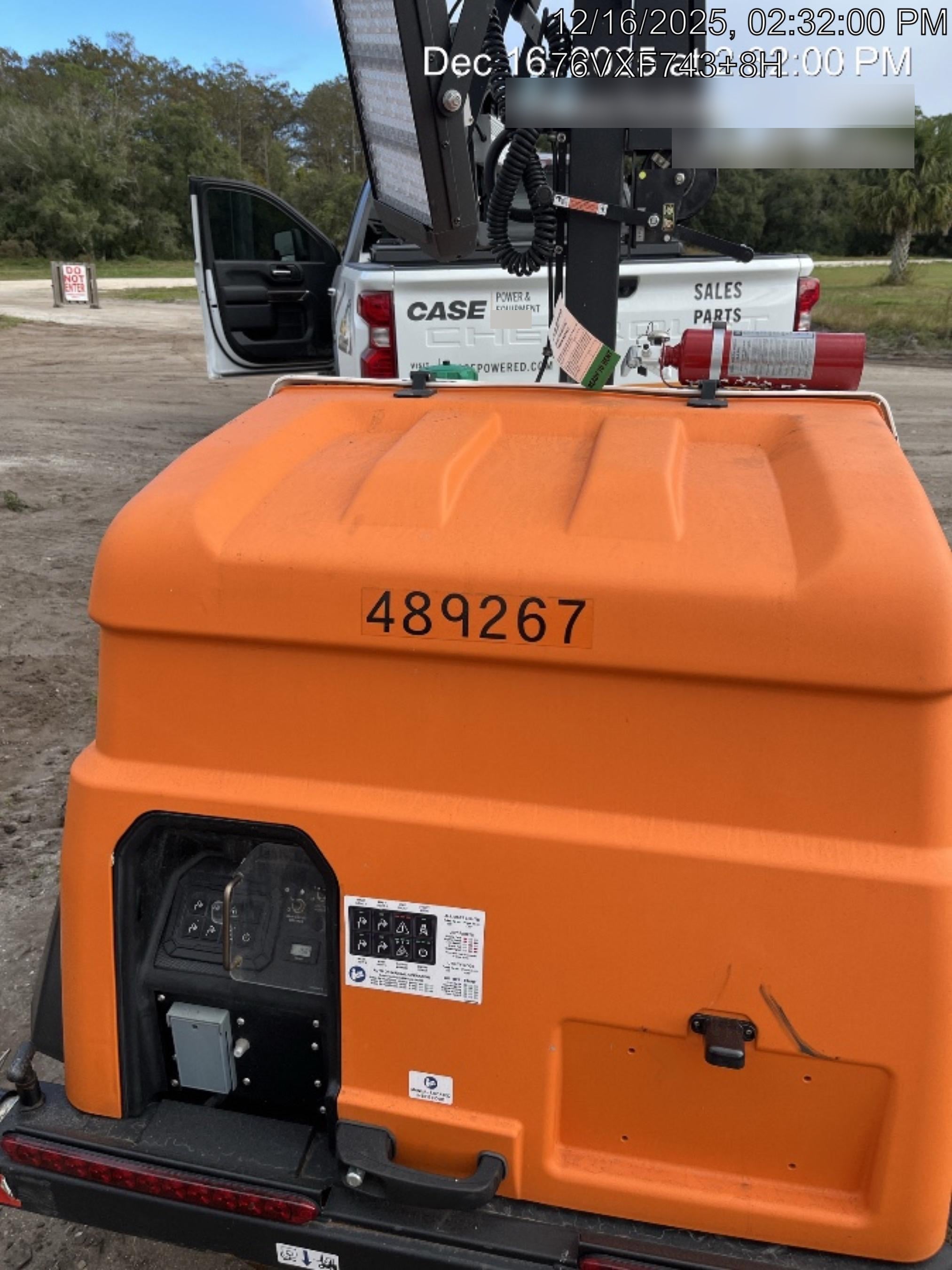 2025 Generac MLTS-4 Diesel, Mitsubishi L2E, 7.1 hp @1800 rpm, Flex Switch 120V Input, Powerzone Controller, (4) 320W LED Lights, 4kW Generator, 39.9 Gal Fuel Tank, 2" Ball, T3, ES Decals