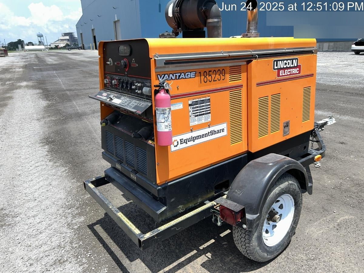 2021 Lincoln Electric Vantage 549X Ready Pak 3, ORANGE (includes trailer, cable rack, fender light kit)