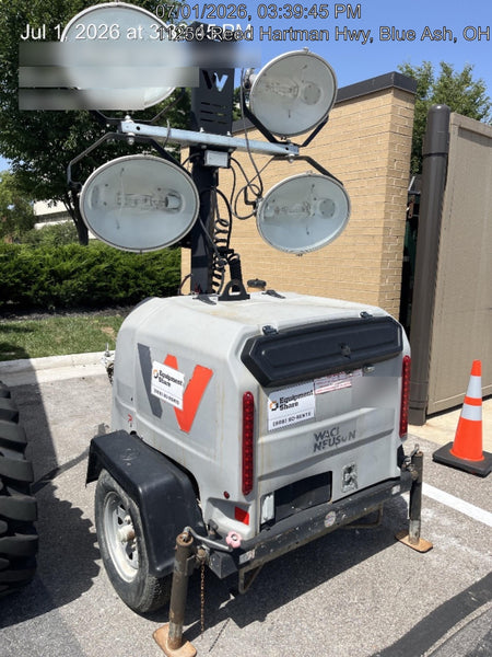 2019 Wacker Neuson LTV6L-MH Wacker Neuson LTV6L Mobile Light Tower w/Fuel Level Sensor Installed
