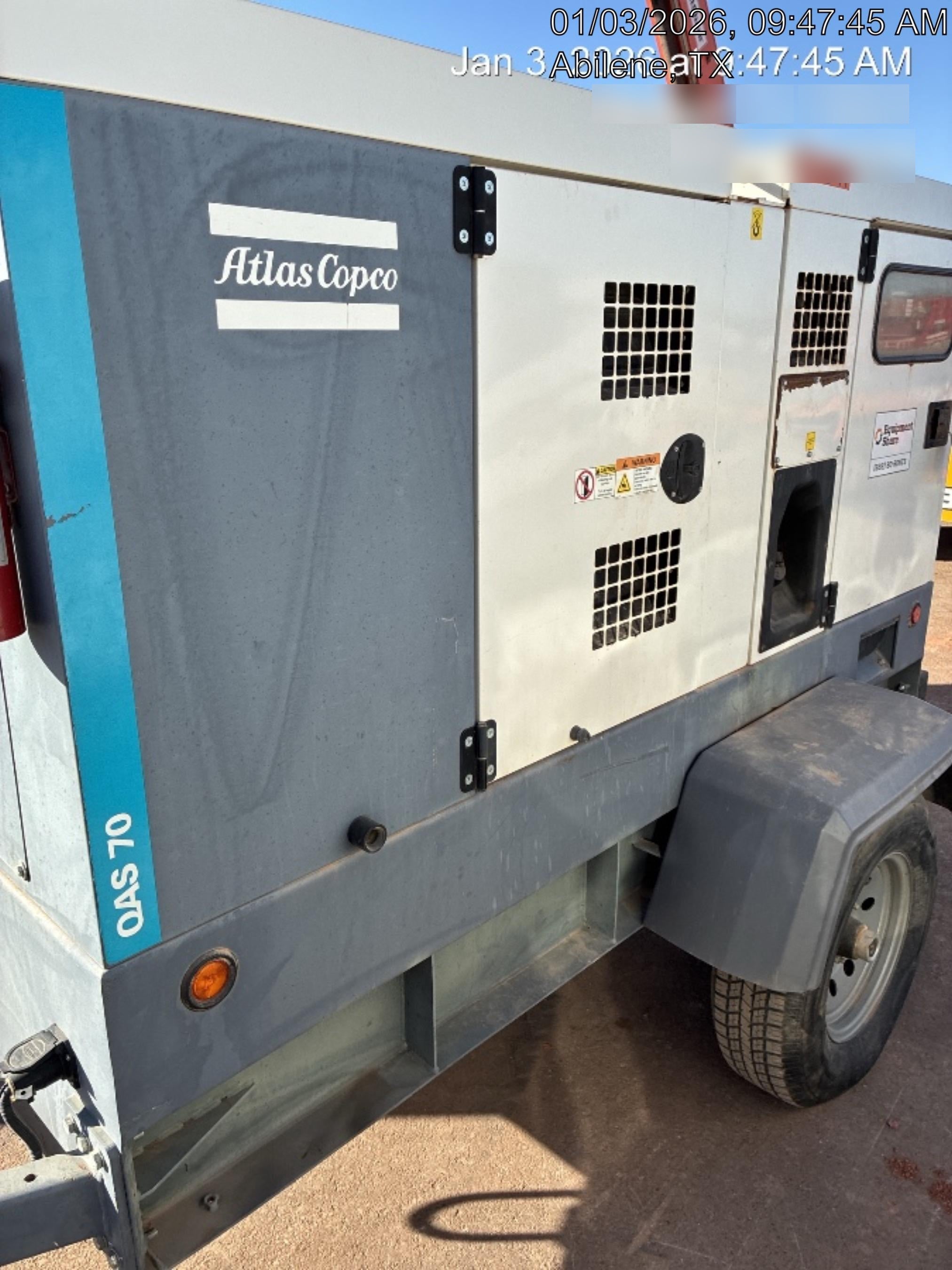 2020 ATLAS COPCO QAS 70