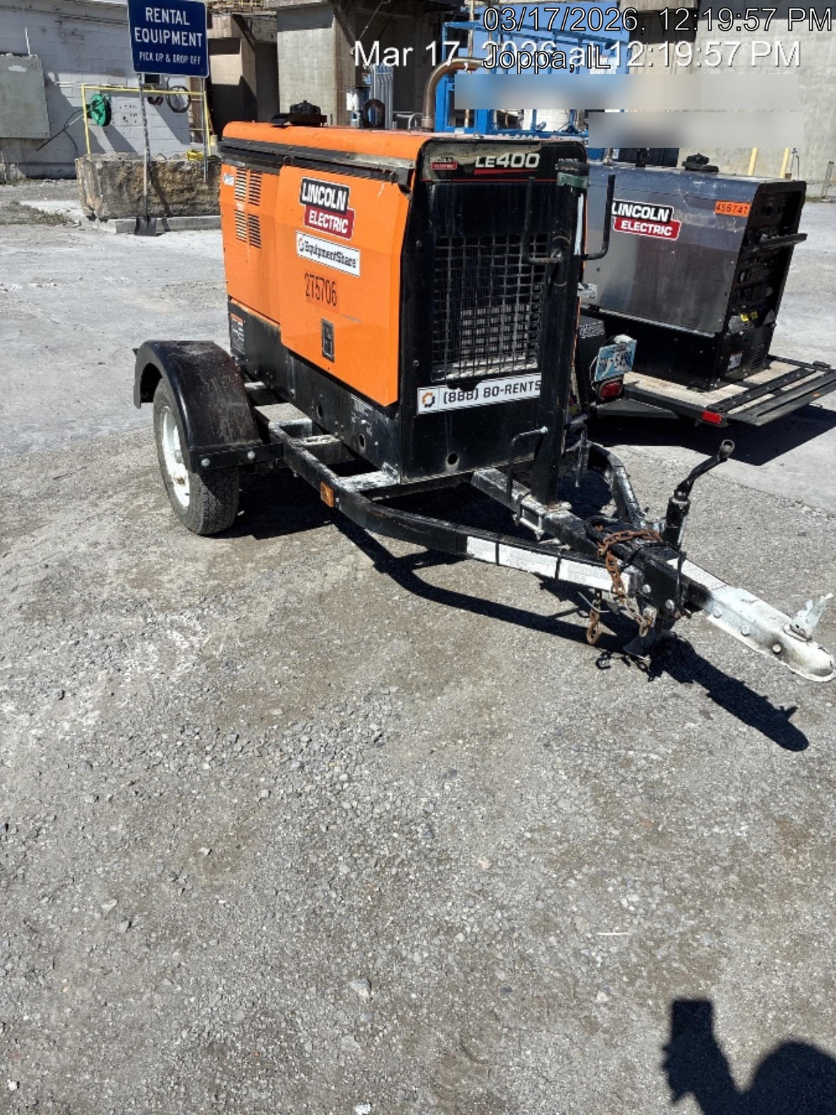 2022 Lincoln Electric LE400 Kubota V1505, Trlr, Cable Rack, Light Kit, ES Decals, T3