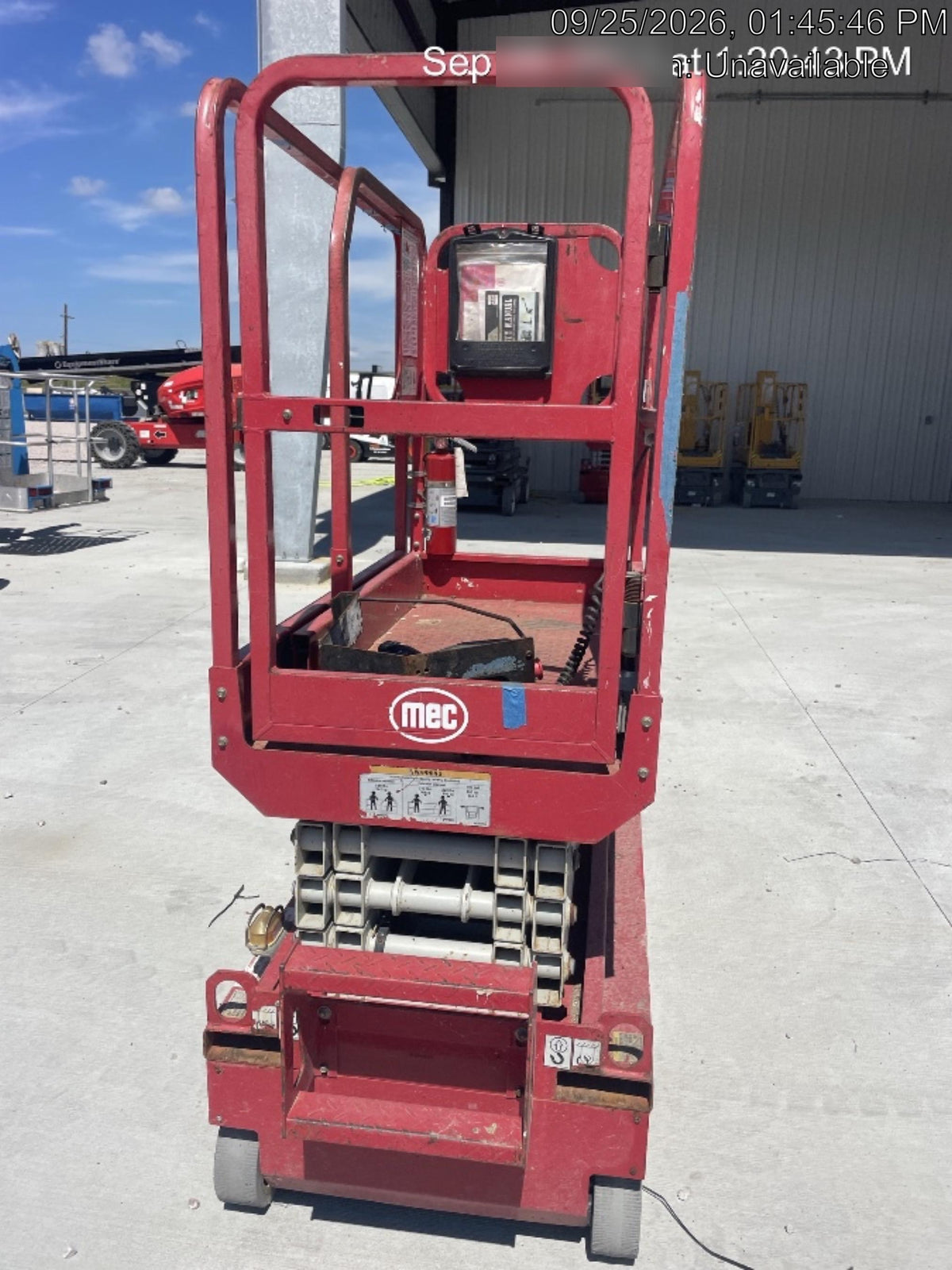 2019 MEC 1330SE Motion Alarm, Beacon, Includes MachineLink keypad and telematics device