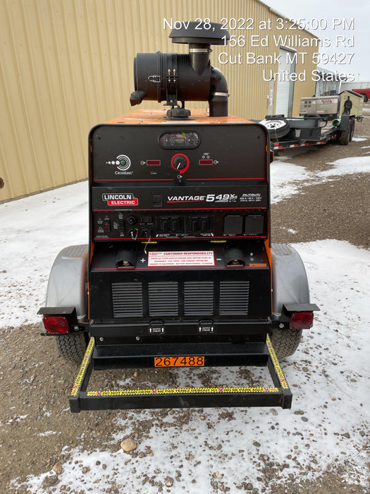 2022 Lincoln Electric Vantage 549X VANTAGE 549X READY-PAK 3