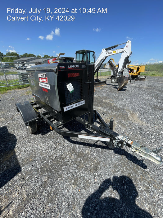 2024 Lincoln Electric LE400 Kubota V1505, Trlr, Cable Rack, Light Kit, ES Decals, T3