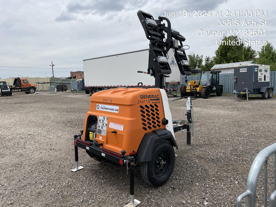 2024 Generac MLT2 Diesel, Flex Switch 120V Input, Powerzone Controller, 
(4) 320W LED Lights, 4kW Generator, 39.9 Gal Fuel Tank, 2" Ball, T3