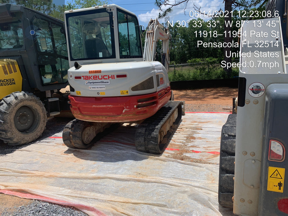 2020 Takeuchi TB250-2C Cab/Heat/Air, Rubber Tracks, Manual TAG QC