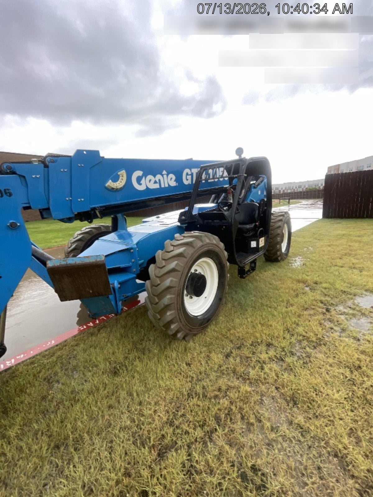 2017 Genie GTH-1056 Genie GTH1056, Solid Tires, 60" carriage, Light Kit, Open ROPS