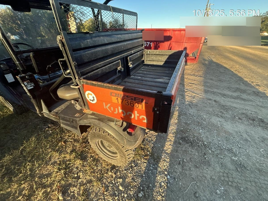 2021 Kubota RTV-X1140W-H Plastic Canopy, Windshield Acrylic Clear, LED Strobe Light, Wire Harness Kit, Back up Alarm