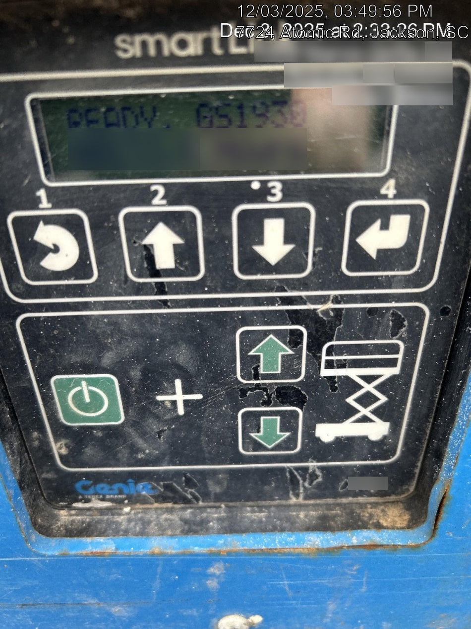 2019 Genie GS-1930 Fixed rails with chain Entry