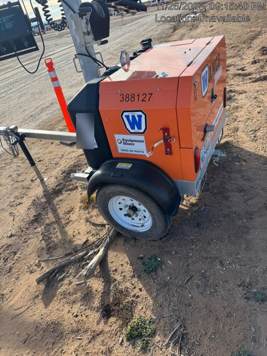 2024 Wanco WLTT-4MM4K Diesel, Deep Sea Controller, Shore Power Plug, Auto Start, (4) 350W LED Floodlights, 4kW Generator, 60 Gal Fuel Tank, 2" Ball, T3