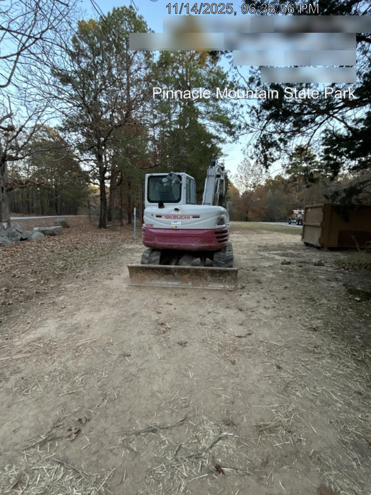 2019 Takeuchi TB290 Cab/Heat/AC Rubber tracks, Dozer blade, Travel alarm, Auxiliary hydraulics w/Manual QC, Hydraulic thumb, 18", 24", and 36" Buckets