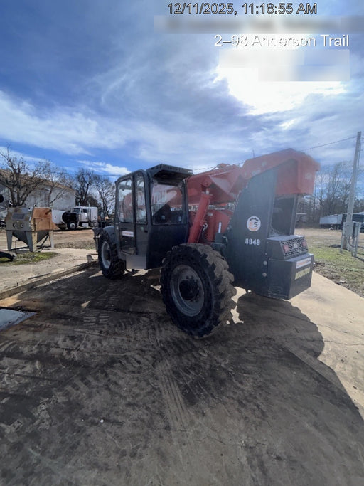 2018 Manitou MTA10055 Manitou MTA 10055 w/Open ROPS, Work Lights/Strobe, Aux Hyd, Solid Tires, Lift Hook, 66" Carriage, 60" Forks