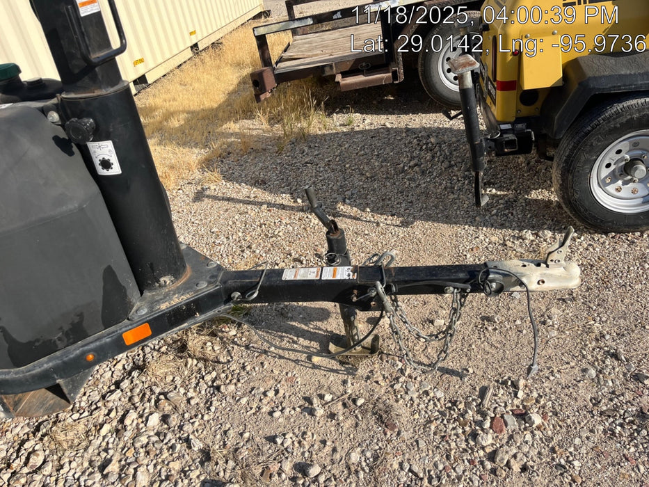 2022 Allmand NLV3GR (4) LED Light Fixture 350W, 23' Vertical Mast, 3kW Prime, Towable, Deep Sea L401, Leveling Jacks, Yanmar T4F 5.8hp