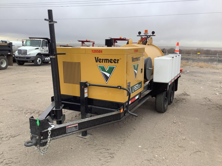 2020 Vac-Tron LP573XDT Tier 4 Kohler Diesel Engine, 500 Gallon Debris Tank w/ Hydraulic Tilt, two (2) 100 Gallon Water Tanks, Low Profile Torsion Axles (12,000 GVWR), Manual Jack Trailer