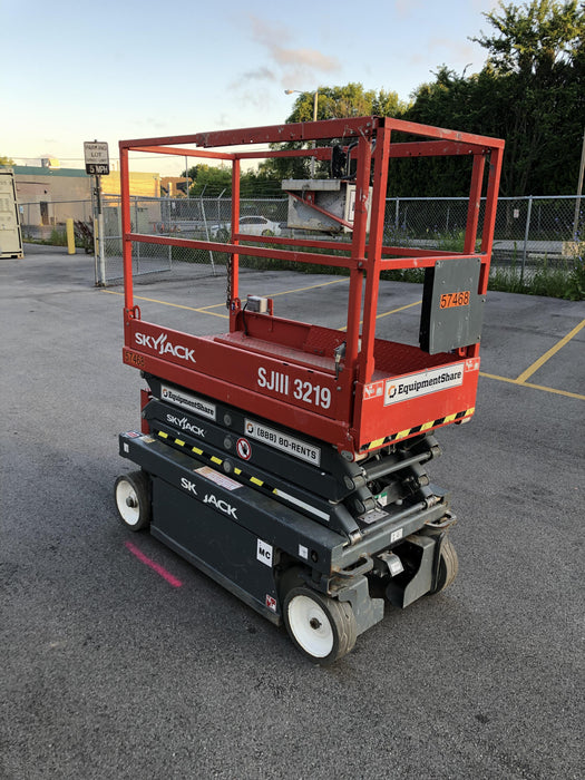 2018 Skyjack SJIII-3219 Standard Rental Specs