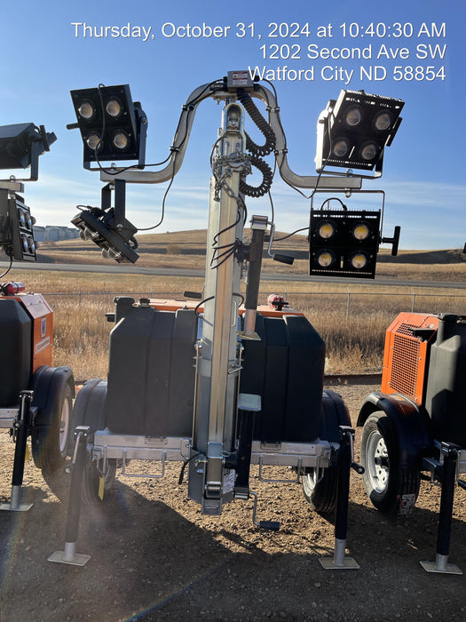 2024 Wanco WLTT-4MM4K Diesel, Deep Sea Controller, Shore Power Plug, Auto Start, (4) 350W LED Floodlights, 4kW Generator, 60 Gal Fuel Tank, 2" Ball, T3