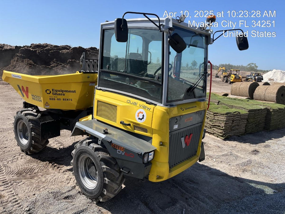 2025 WACKER NEUSON DV604 Cab Standard Tires
