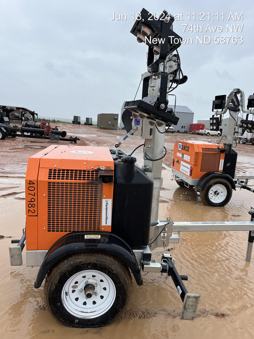 2024 Wanco WLTT-4MM4K Diesel, Deep Sea Controller, Shore Power Plug, Auto Start, (4) 350W LED Floodlights, 4kW Generator, 60 Gal Fuel Tank, 2" Ball, T3