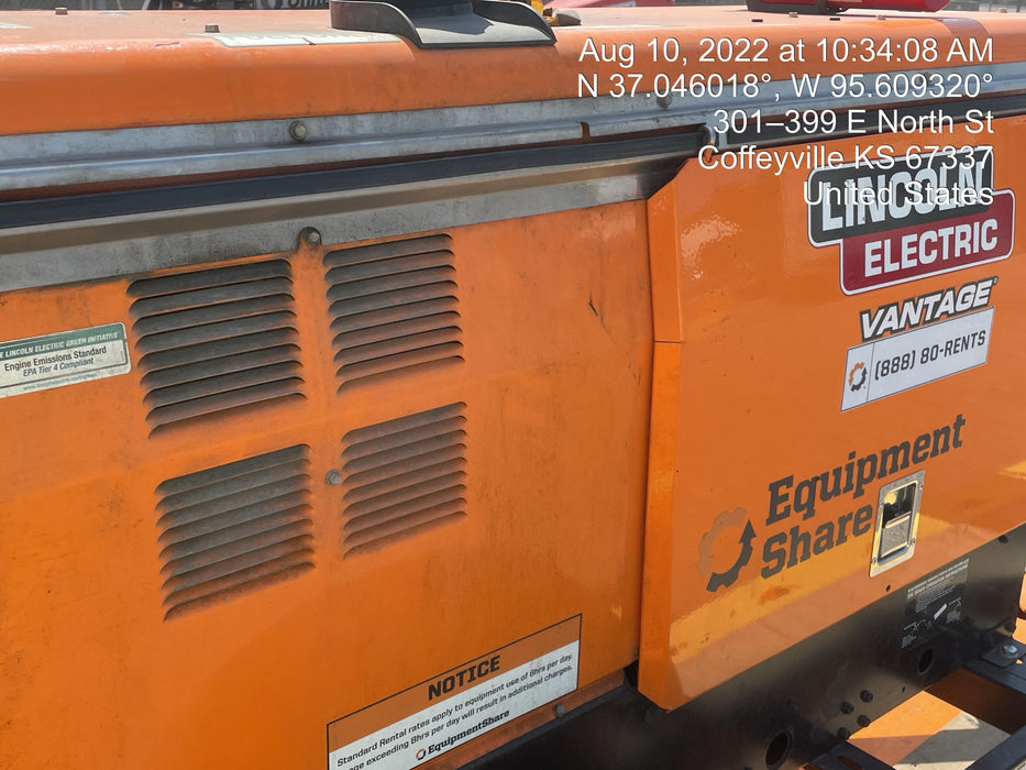 2021 Lincoln Electric Vantage 322 VANTAGE 322 READY-PAK 3