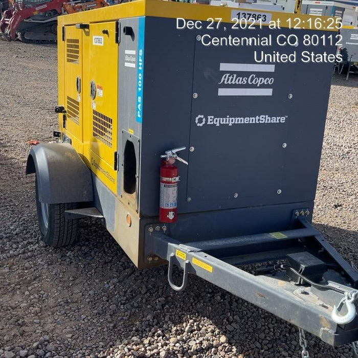 2021 ATLAS COPCO PAS 100 HF CS Enclosed