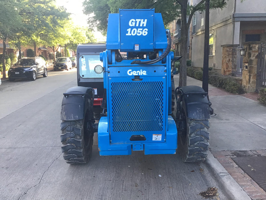 2019 Genie GTH-1056 Cab/Heat/AC, FF Tires, LED Work Lights, Beacon 60" QA Carriage, 60" Forks