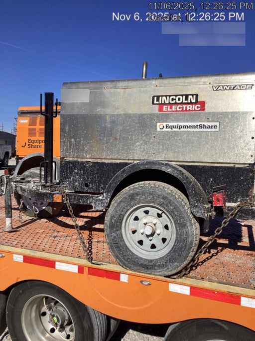 2019 Lincoln Electric Vantage 322 Lincoln Vantage 322 Welder w/Trailer, Light Kit, Cable Rack