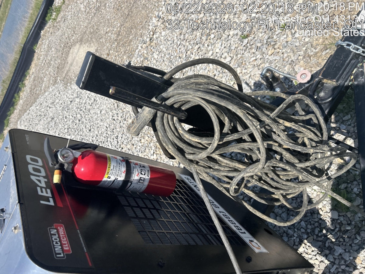 2024 Lincoln Electric LE400 Kubota V1505, Trlr, Cable Rack, Light Kit, ES Decals, T3