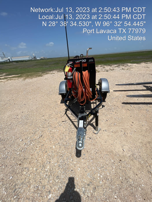 2022 Lincoln Electric LE400 Kubota V1505, Trlr, Cable Rack, Light Kit, ES Decals, T3