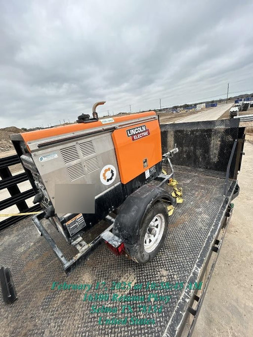 2019 Lincoln Electric Vantage 322 Ready-Pak 3, Two Wheel Trailer, Fender and Light Kit, Cable Rack