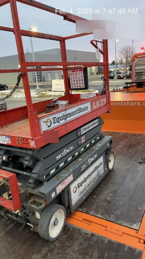 2019 Skyjack SJIII-3219 Standard Options, Trojan Batteries