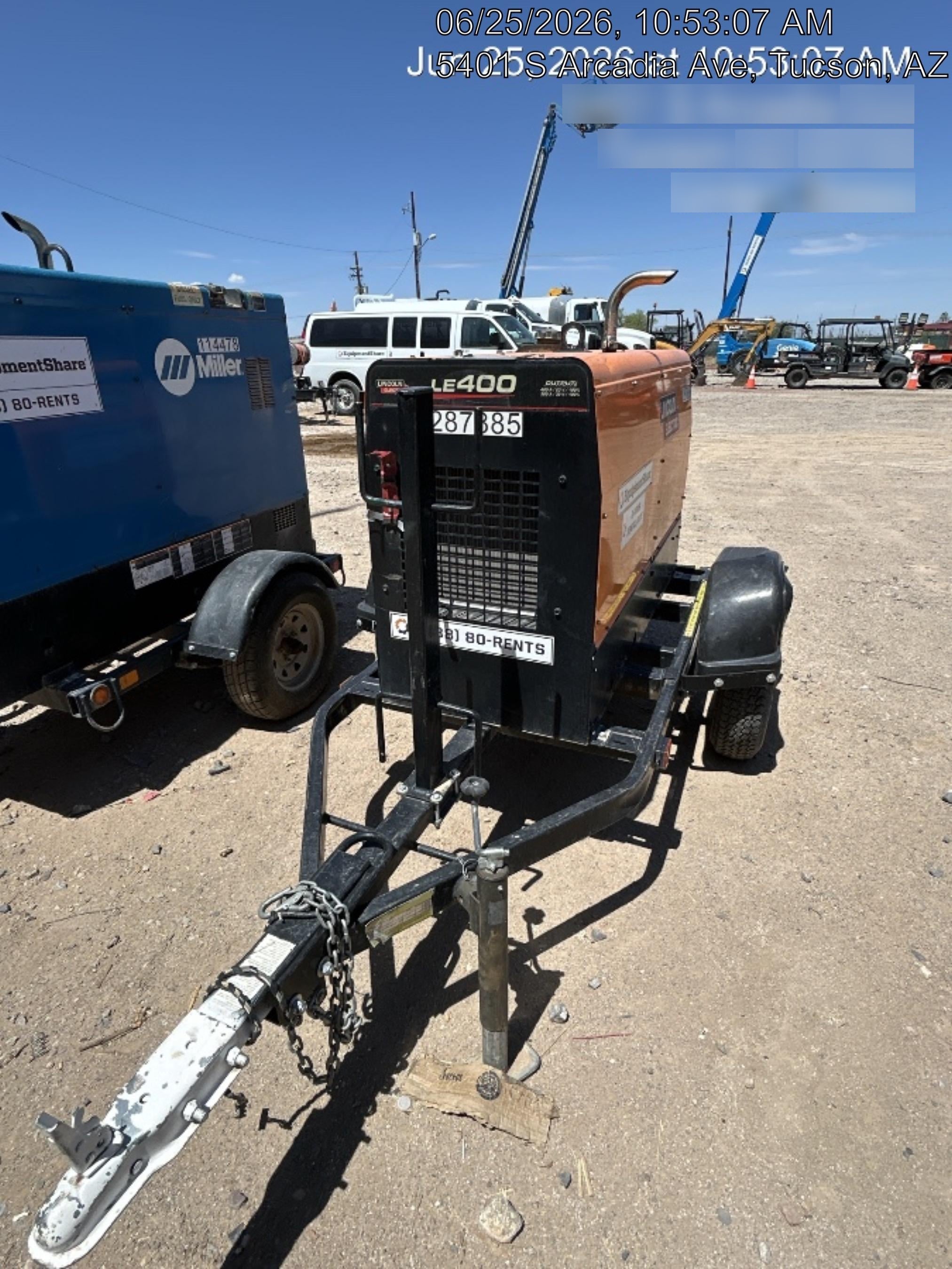 2023 Lincoln Electric LE400 Kubota V1505, Trlr, Cable Rack, Light Kit, ES Decals, T3